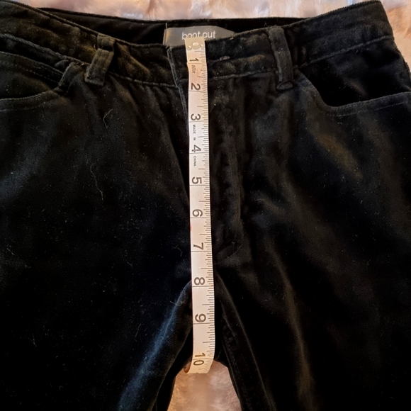 Gap black velvet jeans - Picture 5 of 8